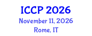 International Conference on Clinical Psychology (ICCP) November 11, 2026 - Rome, Italy