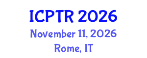International Conference on Physical Therapy and Rehabilitation (ICPTR) November 11, 2026 - Rome, Italy