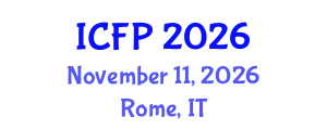 International Conference on Forensic Psychology (ICFP) November 11, 2026 - Rome, Italy