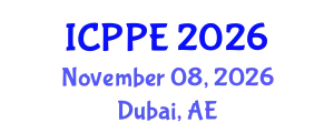 International Conference on Positive Psychology and Education (ICPPE) November 08, 2026 - Dubai, United Arab Emirates