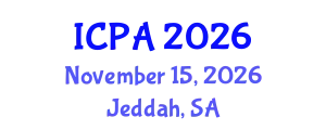 International Conference on Public Art (ICPA) November 15, 2026 - Jeddah, Saudi Arabia