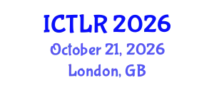 International Conference on Tax Law and Regulations (ICTLR) October 21, 2026 - London, United Kingdom