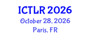 International Conference on Tax Law and Regulations (ICTLR) October 28, 2026 - Paris, France