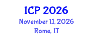 International Conference on Physiology (ICP) November 11, 2026 - Rome, Italy