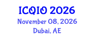International Conference on Quantum Information and Optics (ICQIO) November 08, 2026 - Dubai, United Arab Emirates