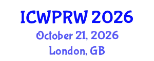 International Conference on Water Pollution, Recycle and Wastewater (ICWPRW) October 21, 2026 - London, United Kingdom