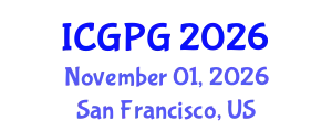 International Conference on Geomorphology and Physical Geography (ICGPG) November 01, 2026 - San Francisco, United States