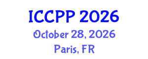 International Conference on Clinical Pharmacology and Pharmacy (ICCPP) October 28, 2026 - Paris, France
