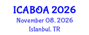 International Conference on Agricultural Biotechnology and Organic Agriculture (ICABOA) November 08, 2026 - Istanbul, Turkey
