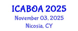 International Conference on Agricultural Biotechnology and Organic Agriculture (ICABOA) November 03, 2025 - Nicosia, Cyprus