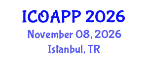 International Conference on Organic Agriculture and Plant Protection (ICOAPP) November 08, 2026 - Istanbul, Turkey
