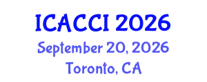 International Conference on Agriculture and Climate Change Impacts (ICACCI) September 20, 2026 - Toronto, Canada