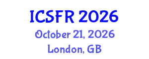 International Conference on Shale Fuel Reserves (ICSFR) October 21, 2026 - London, United Kingdom