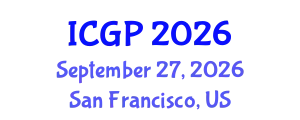 International Conference on Geosciences and Paleontology (ICGP) September 27, 2026 - San Francisco, United States