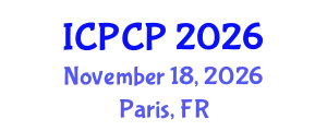 International Conference on Pharmacoepidemiology and Clinical Pharmacy (ICPCP) November 18, 2026 - Paris, France