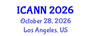 International Conference on Artificial Neural Networks (ICANN) October 28, 2026 - Los Angeles, United States
