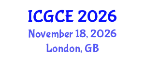 International Conference on Geosynthetics in Civil Engineering (ICGCE) November 18, 2026 - London, United Kingdom