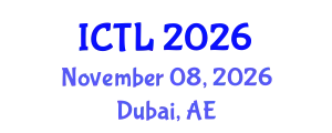 International Conference on Tribology and Lubrication (ICTL) November 08, 2026 - Dubai, United Arab Emirates