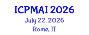 International Conference on Philosophy of Mind and Artificial Intelligence (ICPMAI) July 22, 2026 - Rome, Italy