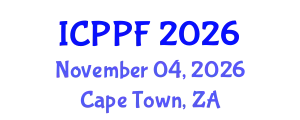 International Conference on Plant Protection and Fertilisers (ICPPF) November 04, 2026 - Cape Town, South Africa