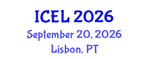 International Conference on Education and Learning (ICEL) September 20, 2026 - Lisbon, Portugal