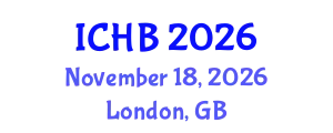 International Conference on Healthy Buildings (ICHB) November 18, 2026 - London, United Kingdom