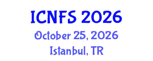 International Conference on Nutrition and Food Science (ICNFS) October 25, 2026 - Istanbul, Turkey
