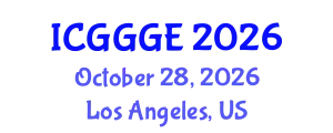 International Conference on Geoenvironmental, Geomechanics and Geotechnical Engineering (ICGGGE) October 28, 2026 - Los Angeles, United States