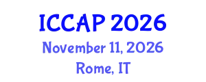 International Conference on Child and Adolescent Psychopathology (ICCAP) November 11, 2026 - Rome, Italy