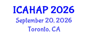 International Conference on Anthropology, History, Archaeology and Philosophy (ICAHAP) September 20, 2026 - Toronto, Canada