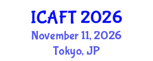 International Conference on Aquaculture and Fisheries Technology (ICAFT) November 11, 2026 - Tokyo, Japan