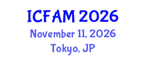 International Conference on Fisheries and Aquaculture Management (ICFAM) November 11, 2026 - Tokyo, Japan