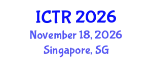 International Conference on Tuberculosis Research (ICTR) November 18, 2026 - Singapore, Singapore