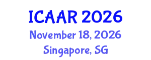 International Conference on Advances in Aging Research (ICAAR) November 18, 2026 - Singapore, Singapore