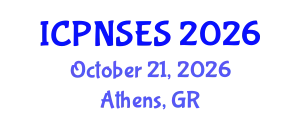 International Conference on Plant Nutrition, Soil and Environmental Science (ICPNSES) October 21, 2026 - Athens, Greece