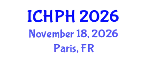 International Conference on Healthcare and Public Health (ICHPH) November 18, 2026 - Paris, France