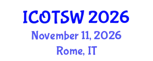 International Conference on Ontologies and Semantic Web (ICOTSW) November 11, 2026 - Rome, Italy