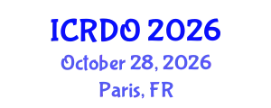 International Conference on Restorative Dentistry and Orthodontics (ICRDO) October 28, 2026 - Paris, France