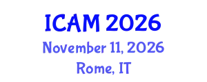 International Conference on Alternative Medicine (ICAM) November 11, 2026 - Rome, Italy