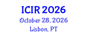 International Conference on Interventional Radiology (ICIR) October 28, 2026 - Lisbon, Portugal