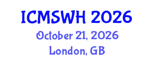 International Conference on Midwifery Science and Women Healthcare (ICMSWH) October 21, 2026 - London, United Kingdom