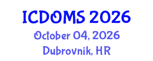 International Conference on Dentistry, Oral and Maxillofacial Surgery (ICDOMS) October 04, 2026 - Dubrovnik, Croatia