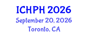 International Conference on Hygiene and Public Health (ICHPH) September 20, 2026 - Toronto, Canada
