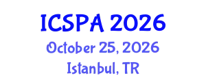 International Conference on Speech Pathology and Audiology (ICSPA) October 25, 2026 - Istanbul, Turkey