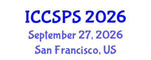 International Conference on Computer Science, Programming and Security (ICCSPS) September 27, 2026 - San Francisco, United States