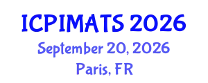 International Conference on Pediatrics, Internal Medicine and Advanced Treatment Strategies (ICPIMATS) September 20, 2026 - Paris, France