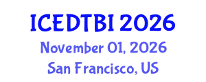 International Conference on Eating Disorder Treatment and Body Image (ICEDTBI) November 01, 2026 - San Francisco, United States