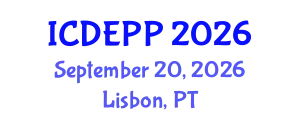 International Conference on Development Economics, Policies and Practices (ICDEPP) September 20, 2026 - Lisbon, Portugal