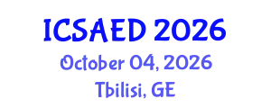 International Conference on Sustainable Architecture and Environmental Design (ICSAED) October 04, 2026 - Tbilisi, Georgia