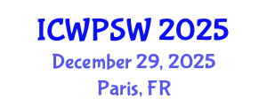 International Conference on Water Pollution and Safe Water (ICWPSW) December 29, 2025 - Paris, France